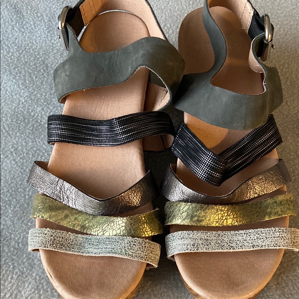 Stylish Multi-Color Strappy Sandals